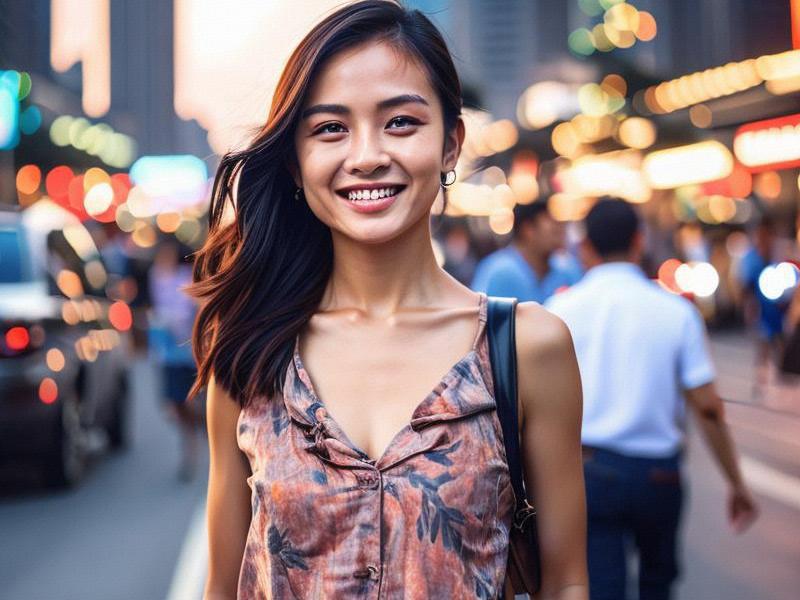 ```Shanghai's Beautiful Ladies: A Glimpse into the City's Glamorous Side