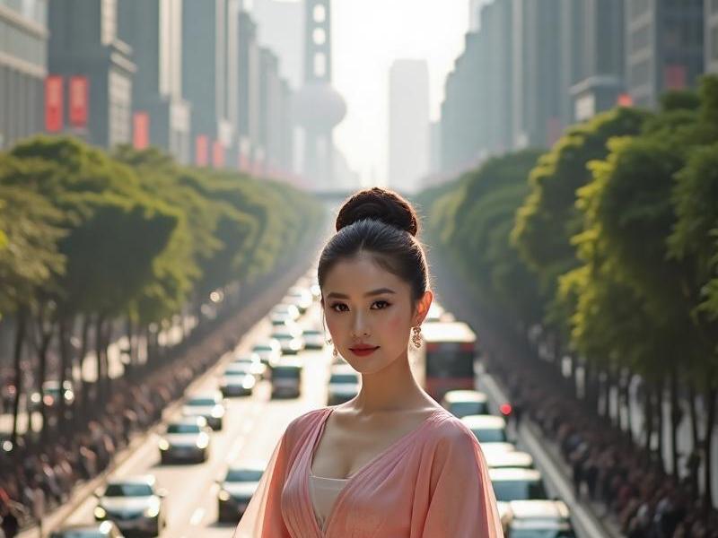 弄堂与霓虹：上海美女的