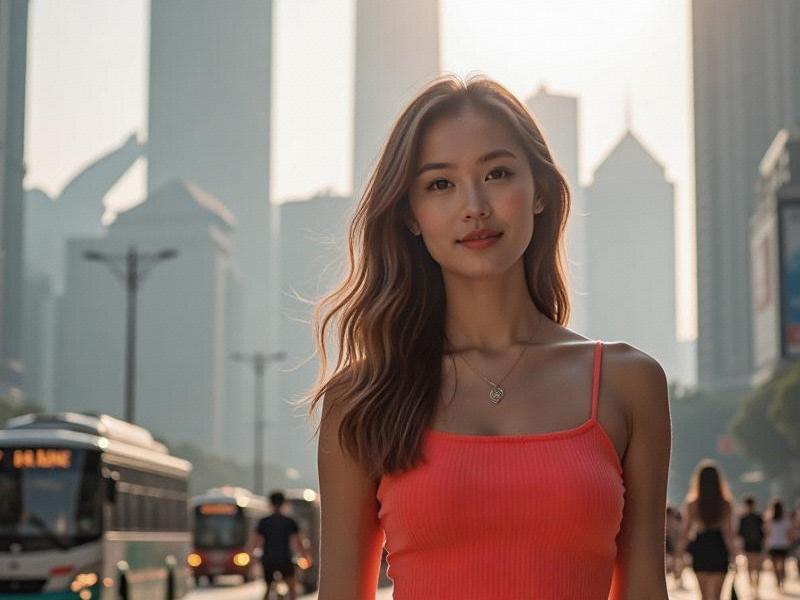 Shanghai’s Quantum Muse: Where Algorithmic Grace Meets Neo-Noir Glamour