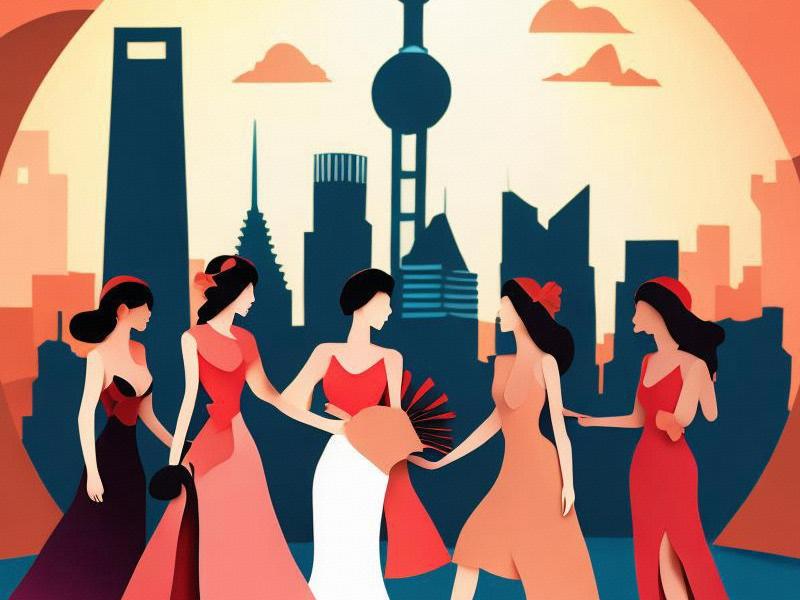 Shanghai's Elegant Ladies: A Glimpse into the Beauty and Sophistication of the City's Women