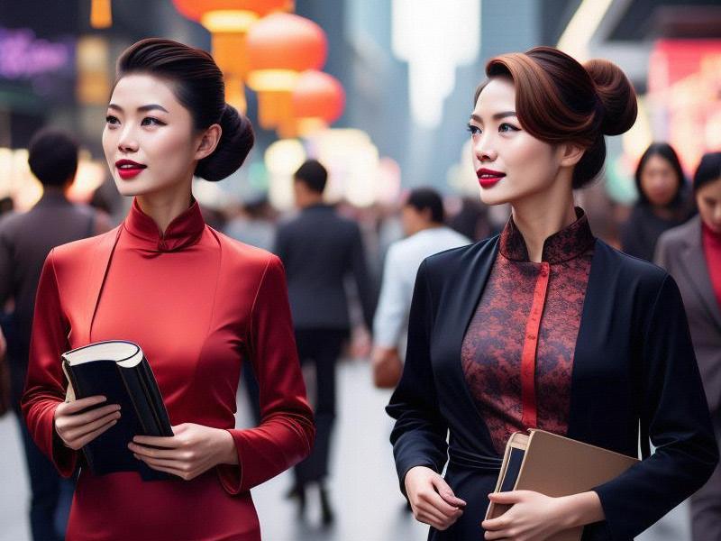 Shanghai's Elegant Ladies: A Blend of Tradition and Modernity
