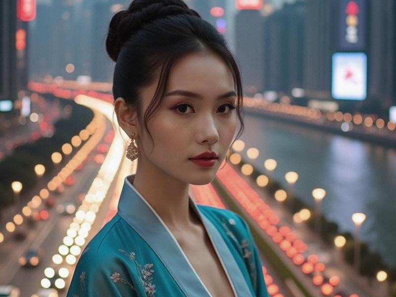 镜与灯：2025上海女性形象的时空对位实验