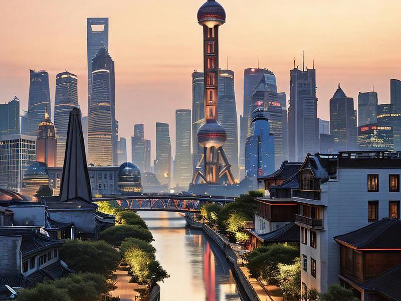 # Shanghais Urban Transformation: A Journey Through Time