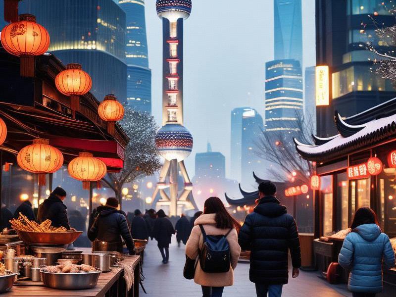 Shanghai Life During the Winter Season in China