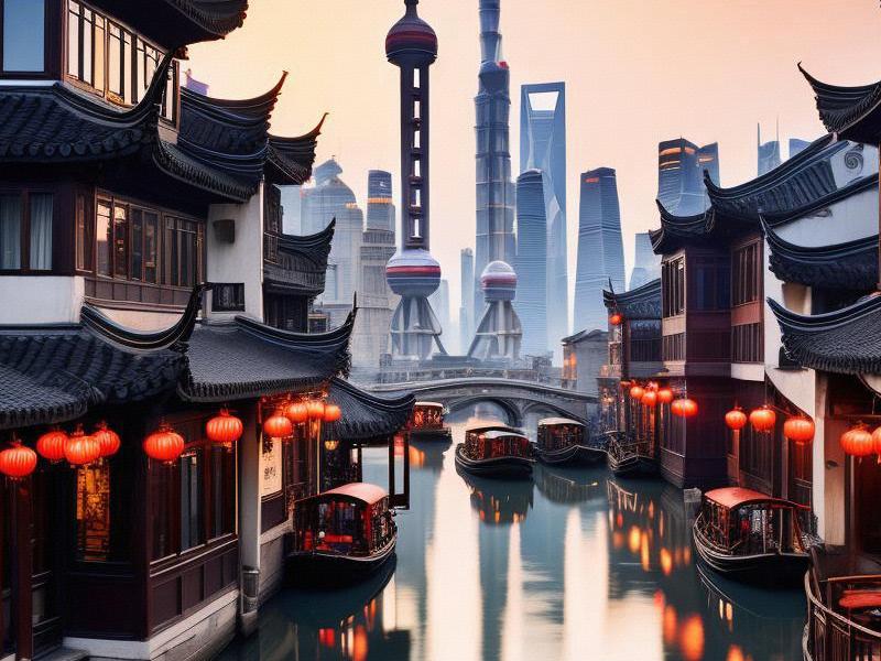 Shanghai Scenery: A Blend of Modernity and Tradition