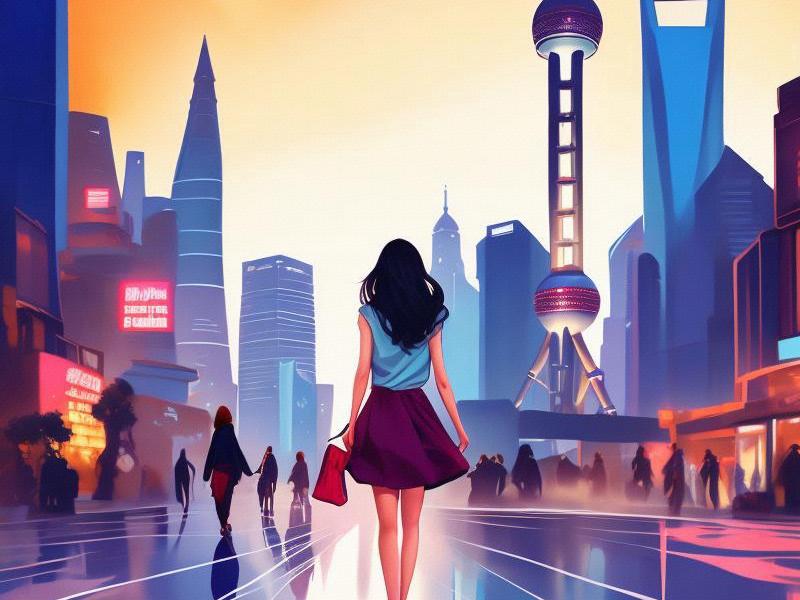 Shanghai's Beautiful Girls: A Glimpse into the Modern Facade of the City