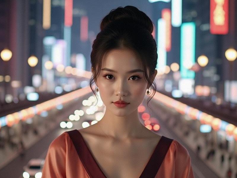 【霓虹与旗袍：南京路上的百年美人画卷】