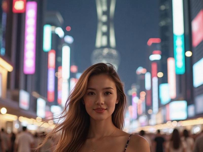 Shanghai’s Digital Muse: Where AI-Crafted Beauty Redefines 23rd-Century Elegance