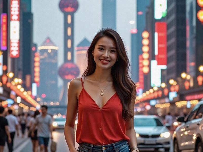 Shanghai's Digital Muse: Where Tradition Meets AI-Crafted Beauty