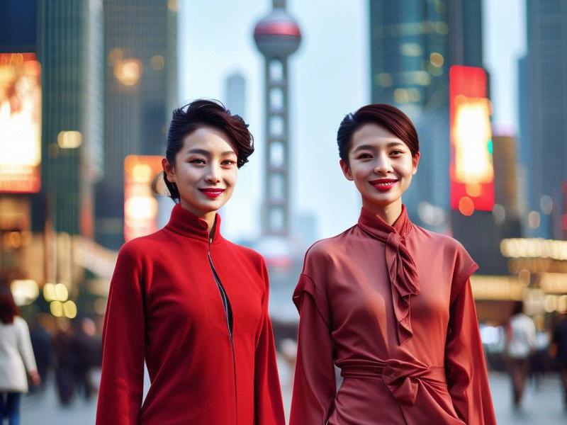 Shanghai's Elegant Ladies: A Glimpse into the Beauty and Sophistication of the City's Women