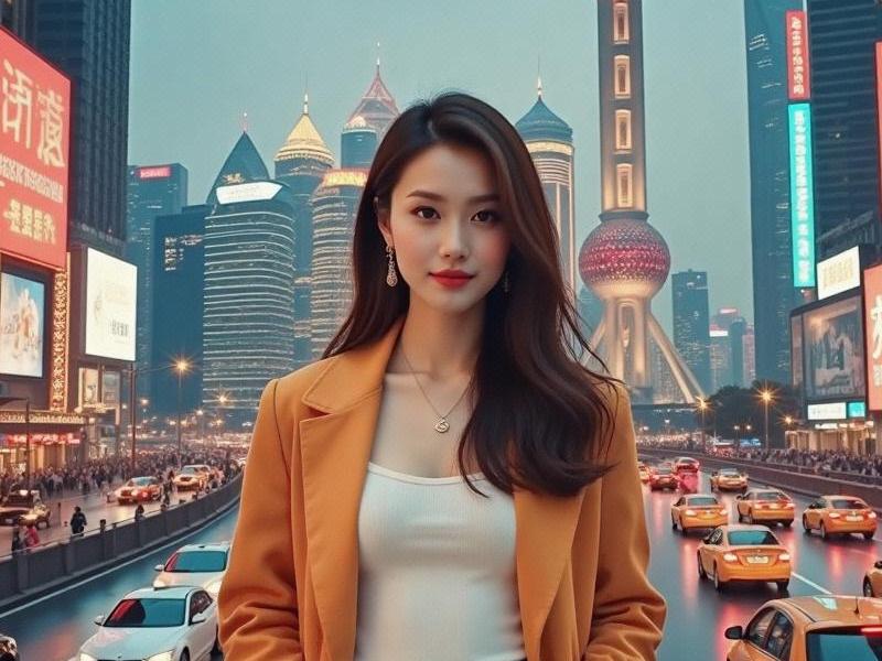 【云端百乐门：上海天际线下的赛博交响】