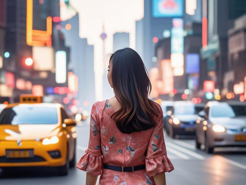 Shanghai Beauties: A Luminous Portrait of Glowing Faces in the City