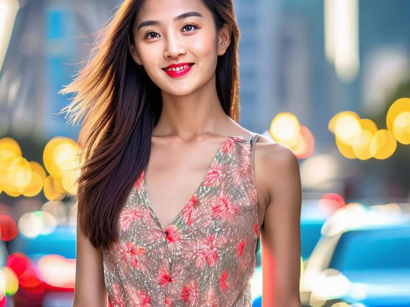 ```Shanghai's Elegant Ladies: A Glimpse into the Modern Feminine Charm of the City