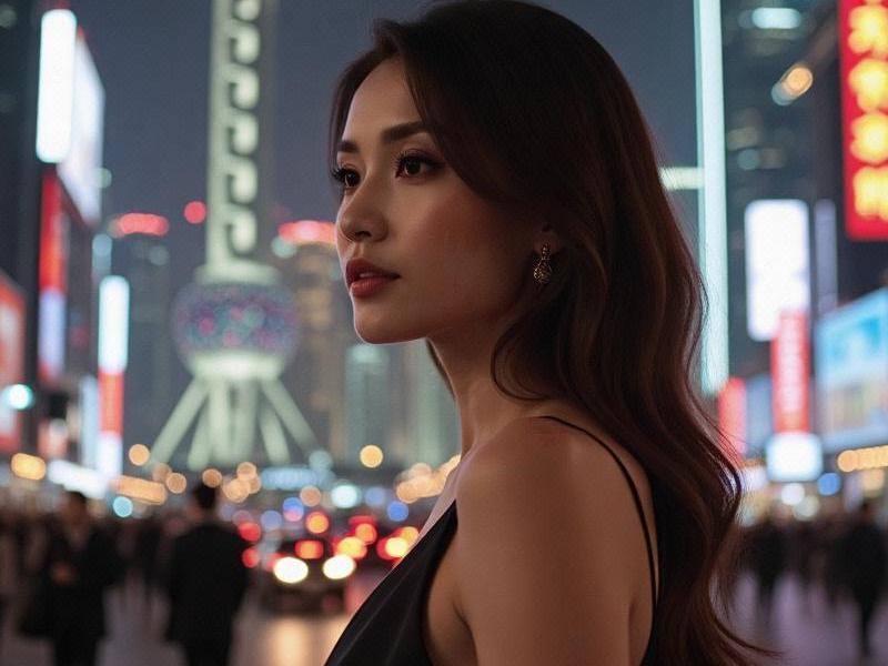 【霓虹与素笺：上海女性的双重美学叙事】