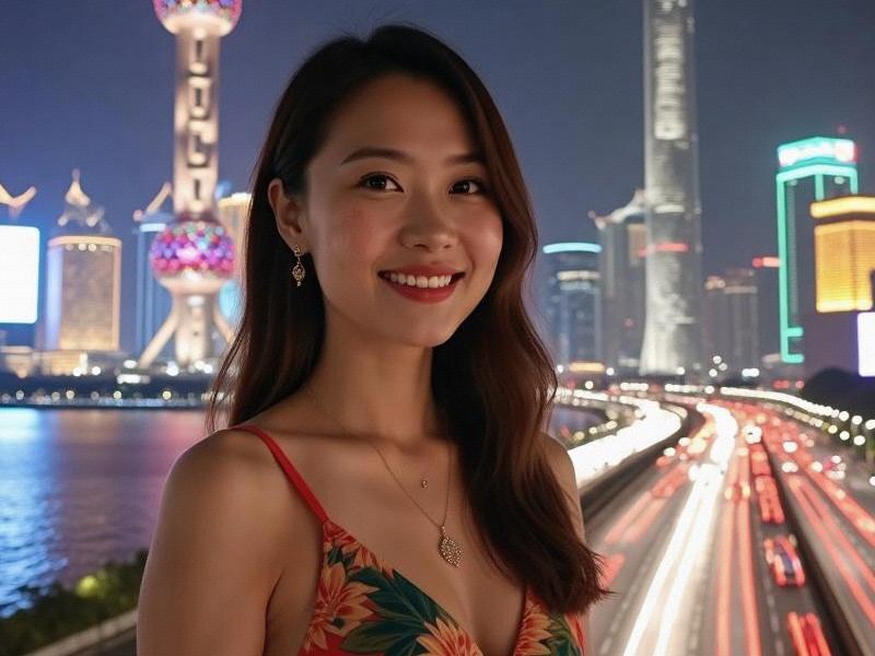 Shanghai’s Digital Muse: Where Ancient Beauty Meets AI-Enhanced Elegance