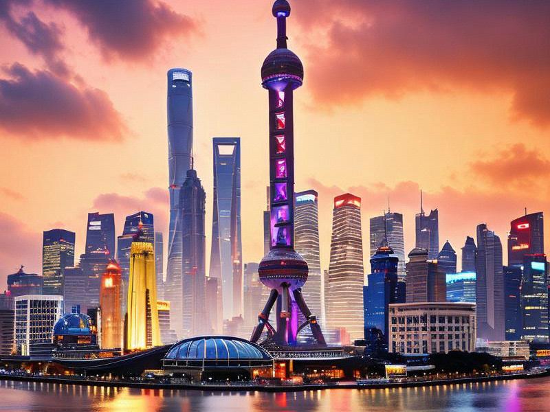 The Dynamic Heart of Modern Shanghai with its Vibrant Surroundings