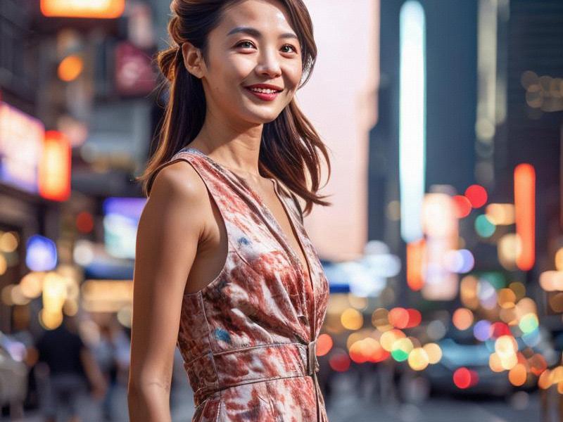 Shanghai's Fashion Journey: The Stylish Escapades of a Beautiful Model