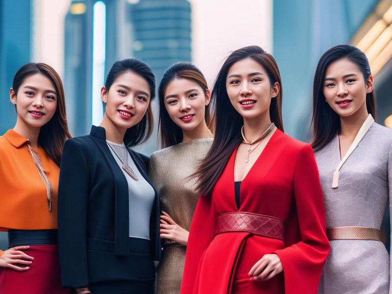 Shanghai Beauties, A Symphony of Elegance