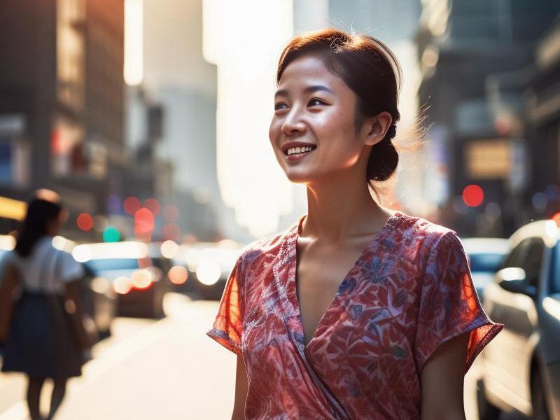 ```Shanghai's Beauty: A Glimpse into the Glamorous Ladies of the City