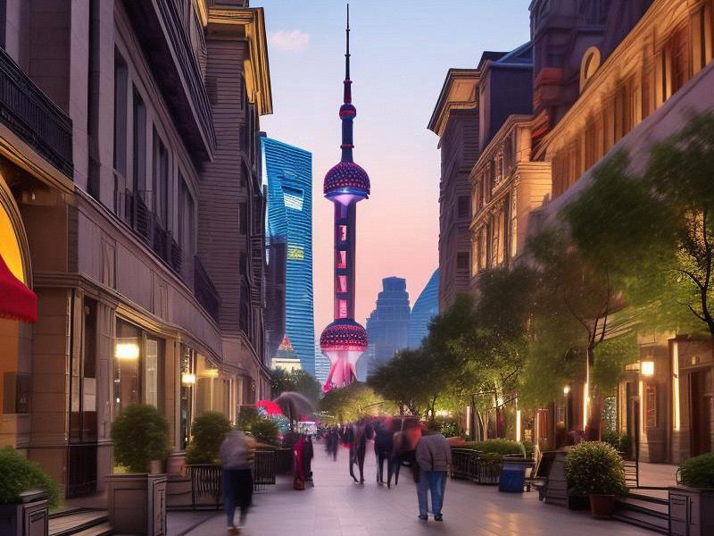 Shanghai Beauties and the Transformation of Shantytown Roads: A Blend of Elegance and Modernity