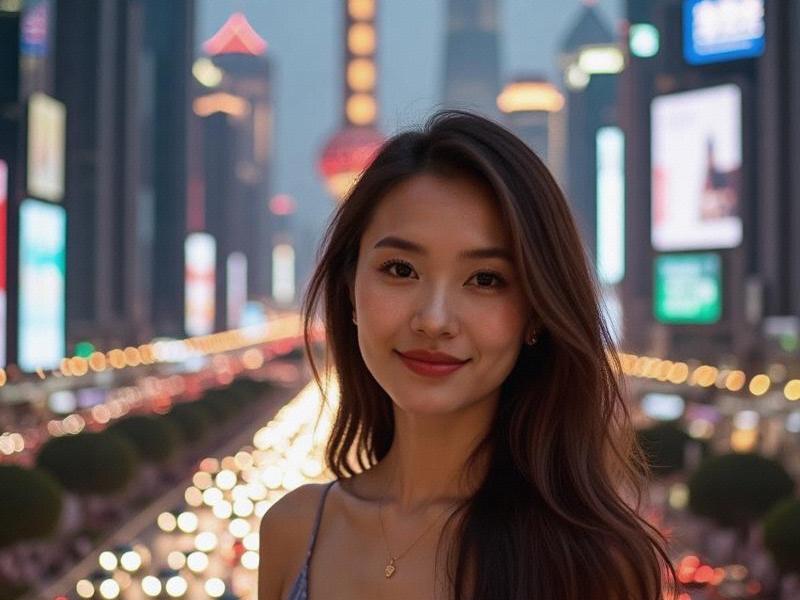 Shanghai’s Feminine Quantum: Where Neural Beauty Meets Holographic Heritage